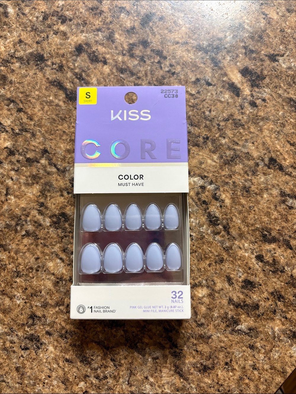 KISS Core Press-On Nails in Light Lavender